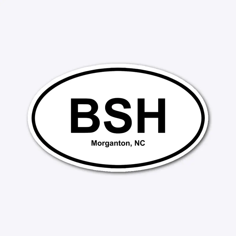 Broughton State Hospital - Oval Sticker