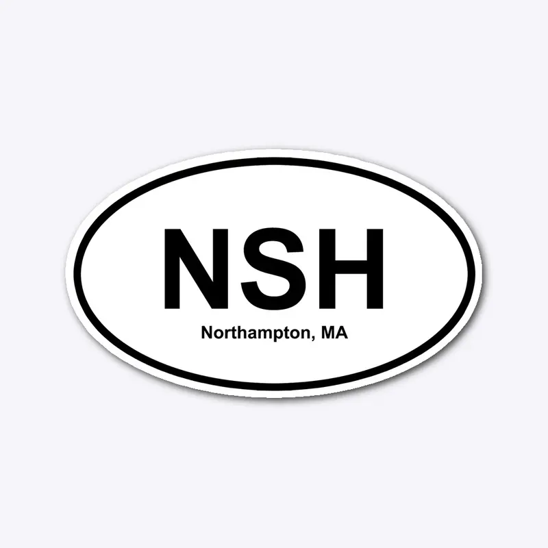 Northampton State Hosp. - Oval Sticker