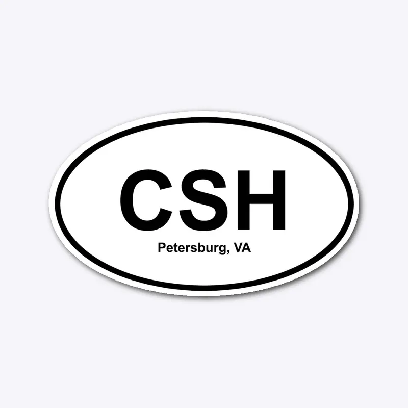 Central State Hospital  - Oval Sticker