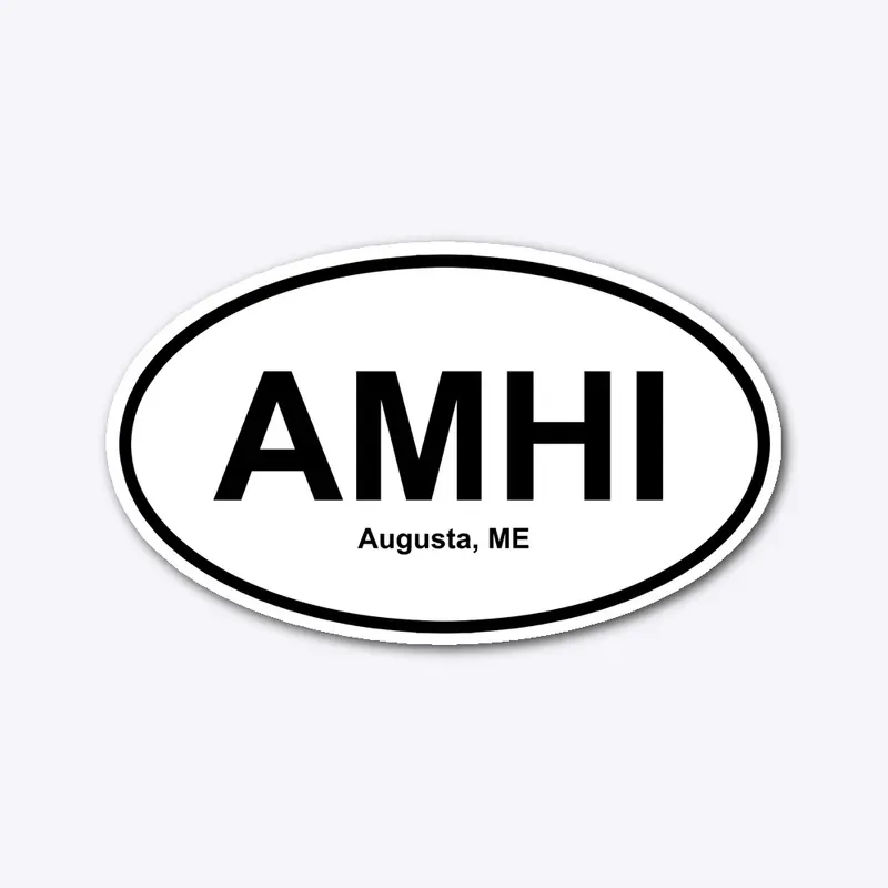 AMHI - Oval Sticker