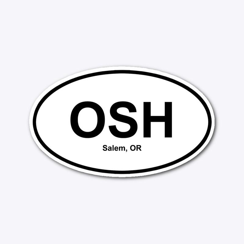 Oregon State Hospital - Oval Sticker