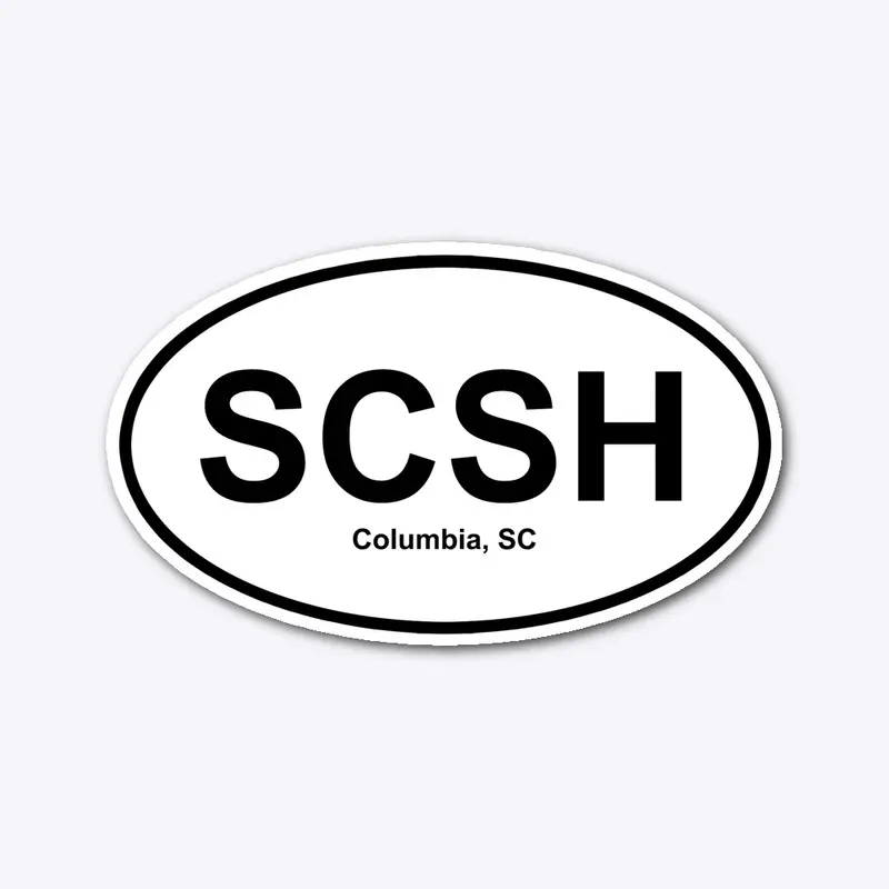 S Carolina State Hospital - Oval Sticker