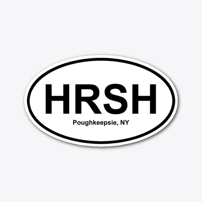 Hudson State Hospital - Oval Sticker