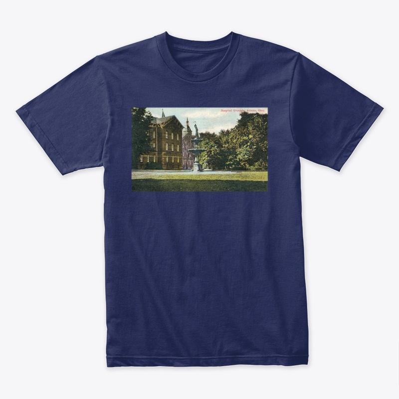 Athens Grounds Vintage Postcard Tee